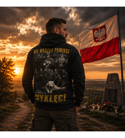 Bluza z kapturem ŻOŁNIERZE WYKLĘCI